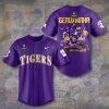 LSU Tigers Baseball National Champs 2025 Baseball Jersey  LSU1050