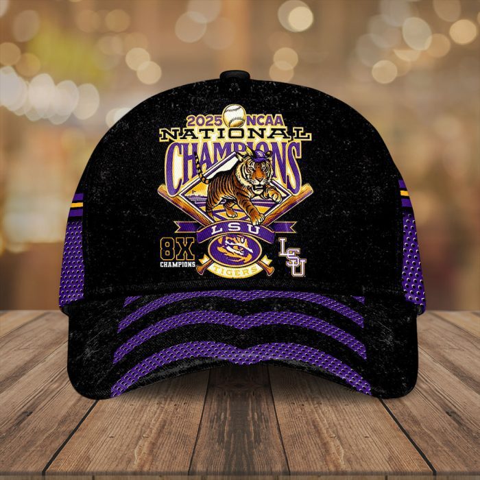 LSU Tigers Baseball National Champs 2025 Classic Cap  LSU1000