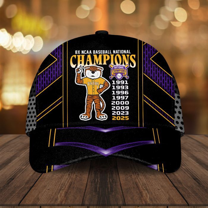 LSU Tigers Baseball National Champs 2025 Classic Cap  LSU1012