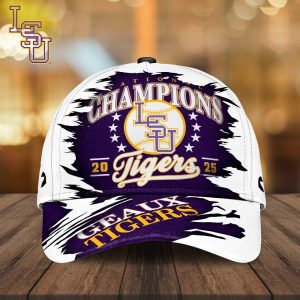LSU Tigers Baseball National Champs 2025 Classic Cap LSU1016