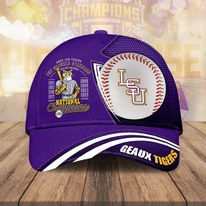 LSU Tigers Baseball National Champs 2025 Classic Cap  LSU1034
