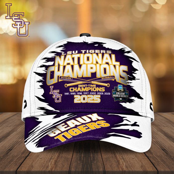 LSU Tigers Baseball National Champs 2025 Classic Cap  LSU1059