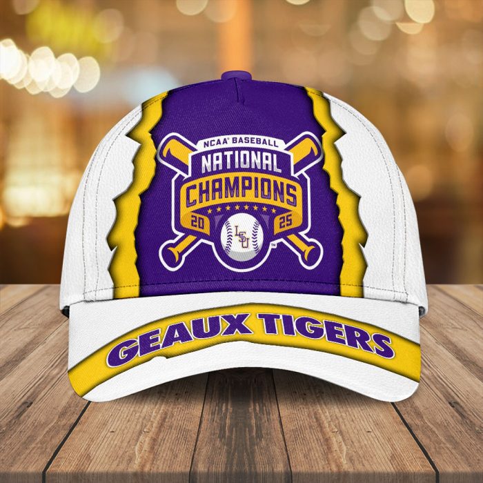 LSU Tigers Baseball National Champs 2025 Classic Cap  LSU1073