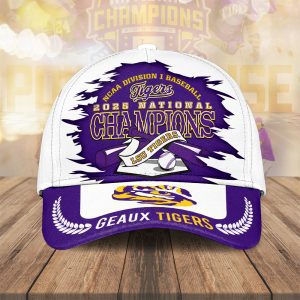 LSU Tigers Baseball National Champs 2025 Classic Cap  LSU1096