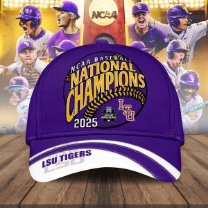 LSU Tigers Baseball National Champs 2025 Classic Cap  LSU1123