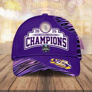 LSU Tigers Baseball National Champs 2025 Classic Cap  LSU1124