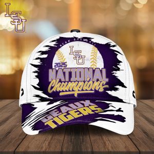 LSU Tigers Baseball National Champs 2025 Classic Cap  LSU1163