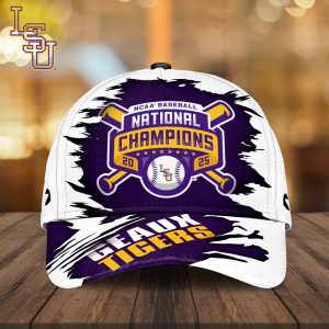 LSU Tigers Baseball National Champs 2025 Classic Cap  LSU1210