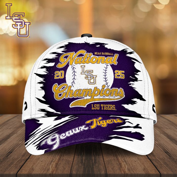 LSU Tigers Baseball National Champs 2025 Classic Cap  LSU1222
