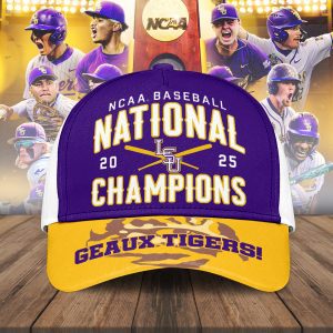 LSU Tigers Baseball National Champs 2025 Classic Cap  LSU1229