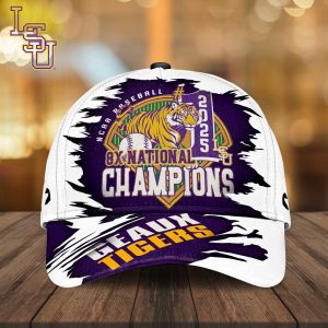 LSU Tigers Baseball National Champs 2025 Classic Cap  LSU1232