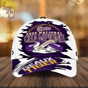 LSU Tigers Baseball National Champs 2025 Classic Cap  LSU1250