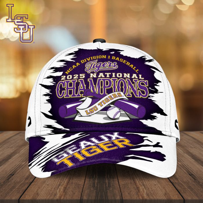 LSU Tigers Baseball National Champs 2025 Classic Cap  LSU1250