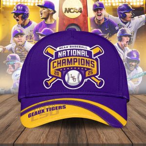 LSU Tigers Baseball National Champs 2025 Classic Cap  LSU1296