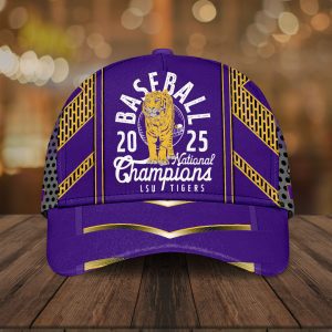 LSU Tigers Baseball National Champs 2025 Classic Cap  LSU1300