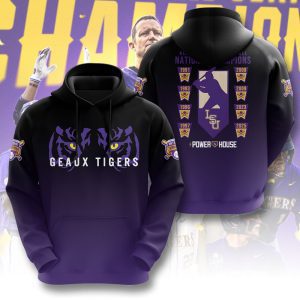 LSU Tigers Baseball National Champs 2025 Unisex Performance Hoodie  LSU1330