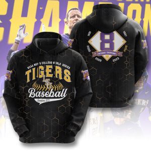 LSU Tigers Baseball National Champs 2025 Unisex Performance Hoodie  LSU1336