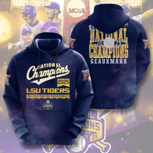 LSU Tigers Baseball National Champs 2025 Unisex Performance Hoodie  LSU1344