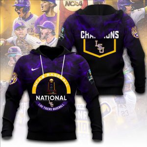 LSU Tigers Baseball National Champs 2025 Unisex Performance Hoodie  LSU1365