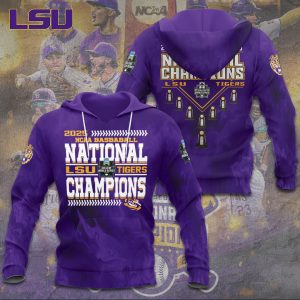 LSU Tigers Baseball National Champs 2025 Unisex Performance Hoodie  LSU1376