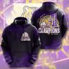 LSU Tigers Baseball National Champs 2025 Unisex Performance Hoodie  LSU1400