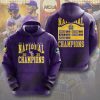 LSU Tigers Baseball National Champs 2025 Unisex Performance Hoodie  LSU1422