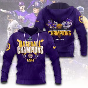 LSU Tigers Baseball National Champs 2025 Unisex Performance Hoodie  LSU1425