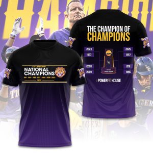 LSU Tigers Baseball National Champs 2025 Unisex Performance T-Shirt  LSU1029