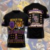 LSU Tigers Baseball National Champs 2025 Unisex Performance T-Shirt  LSU1046
