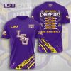LSU Tigers Baseball National Champs 2025 Unisex Performance T-Shirt  LSU1085
