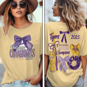 LSU Tigers Baseball National Champs 2025 Unisex Performance T-Shirt  LSU1094