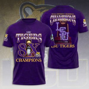 LSU Tigers Baseball National Champs 2025 Unisex Performance T-Shirt  LSU1159