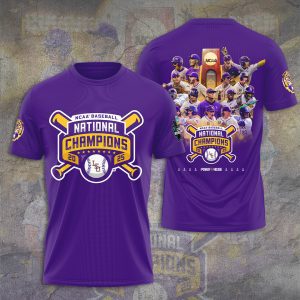 LSU Tigers Baseball National Champs 2025 Unisex Performance T-Shirt  LSU1172