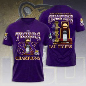 LSU Tigers Baseball National Champs 2025 Unisex Performance T-Shirt  LSU1197