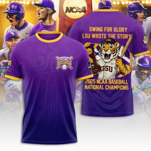 LSU Tigers Baseball National Champs 2025 Unisex Performance T-Shirt  LSU1203