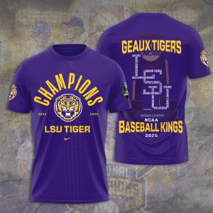 LSU Tigers Baseball National Champs 2025 Unisex Performance T-Shirt  LSU1212