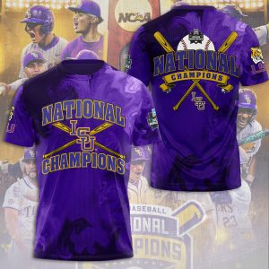 LSU Tigers Baseball National Champs 2025 Unisex Performance T-Shirt  LSU1226