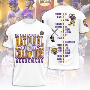 LSU Tigers Baseball National Champs 2025 Unisex Performance T-Shirt  LSU1257