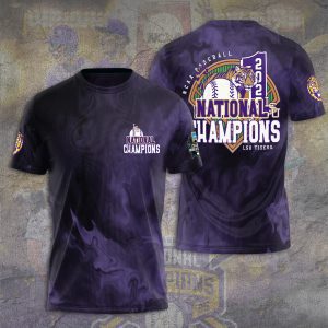 LSU Tigers Baseball National Champs 2025 Unisex Performance T-Shirt  LSU1271