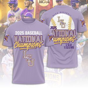 LSU Tigers Baseball National Champs 2025 Unisex Performance T-Shirt  LSU1288