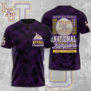 LSU Tigers Baseball National Champs 2025 Unisex Performance T-Shirt  LSU1301