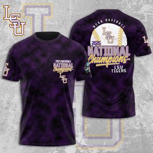 LSU Tigers Baseball National Champs 2025 Unisex Performance T-Shirt  LSU1304