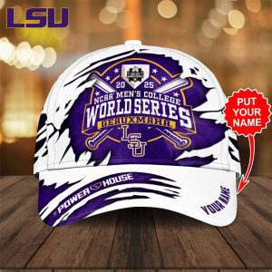Personalized LSU Tigers Baseball National Champs 2025 Classic Cap  LSU1164