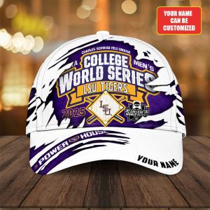 Personalized LSU Tigers Baseball National Champs 2025 Classic Cap  LSU1189