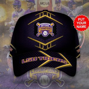 Personalized LSU Tigers Baseball National Champs 2025 Classic Cap  LSU1251